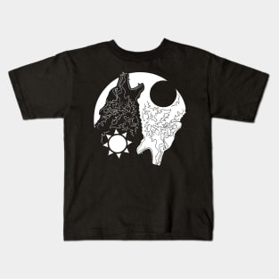 Negative Wolves Kids T-Shirt